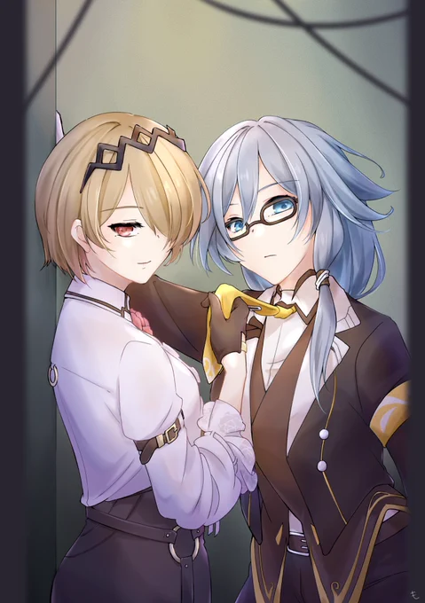 #同じ人が描いたとは思えない絵を貼る 
メインで描いているテイストはこれかな(о'v`о) 
