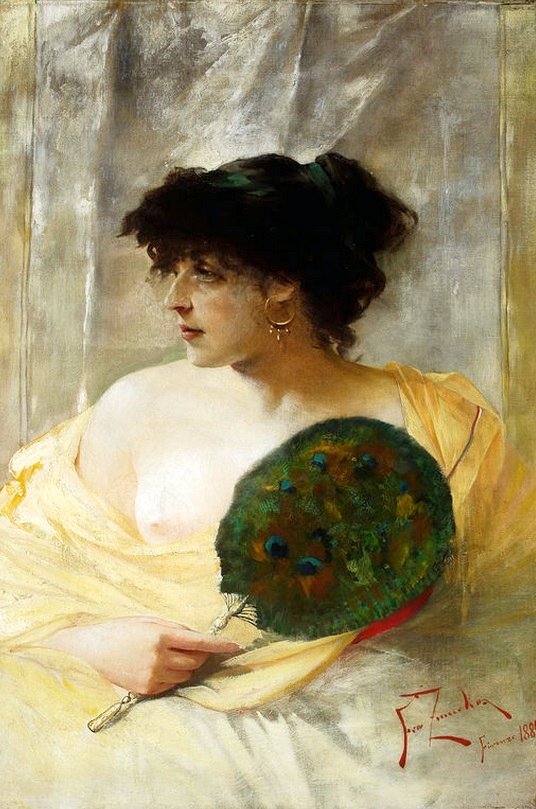 Portrait of a woman with a folded fan, 1884, oil on canvas, by #FranciszekŻmurko
#art #beauty #classicart #classicbeauty #classicartbeauty #polishart #realism #salonpainter instagram.com/p/CdbsHSsohGU/…