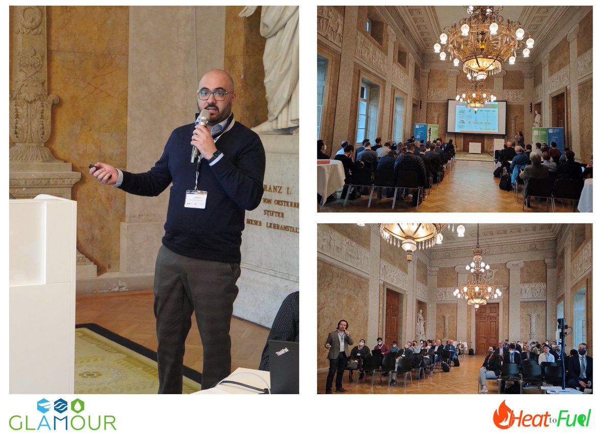 GlamourH2020's tweet photo. We want to thank @heattofuel for hosting us in the frame of its final #dissemination event! A great opportunity to present how the Glamour consortium is working towards the #decarbonisation of the #transport sector👉 https://t.co/YKofNtAI9J
#biofuels #aviation #maritime https://t.co/ourK16E3bH