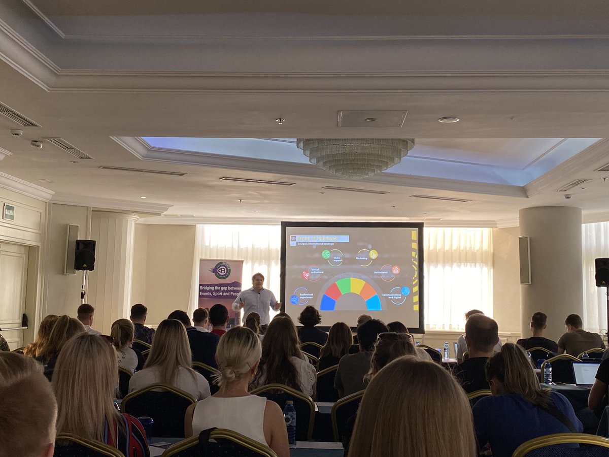 Gisteren gestart met de #EASM Summer School in Madrid. Vandaag starten we dag II met een presentatie over de international strategie van La Liga. #SPECO