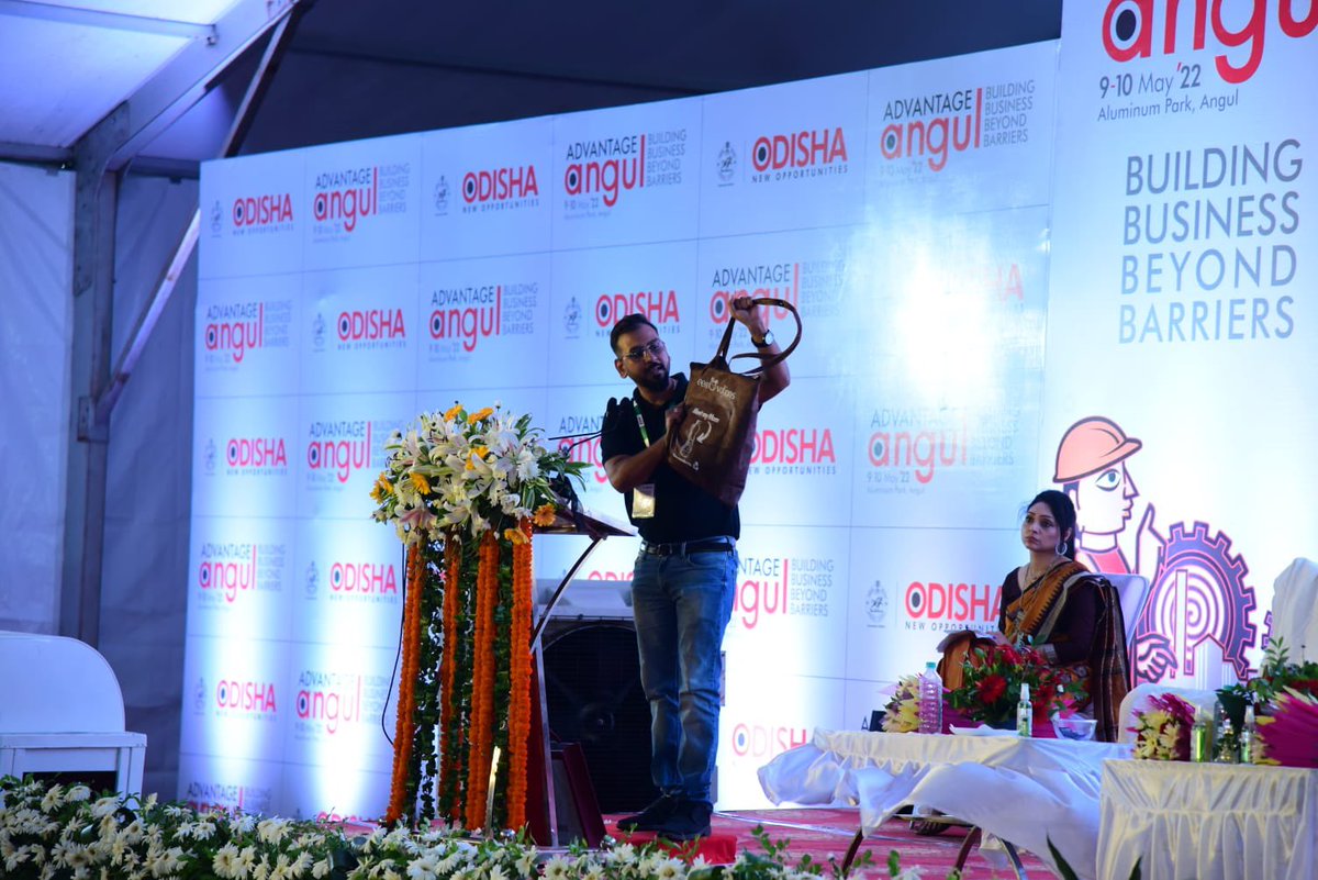 startup_odisha's tweet photo. Startup Odisha recognised Startup @green_ovations pitching their products/services at the #AdvantageAngul platform on 10th May 22. https://t.co/kIPFZGC7Os