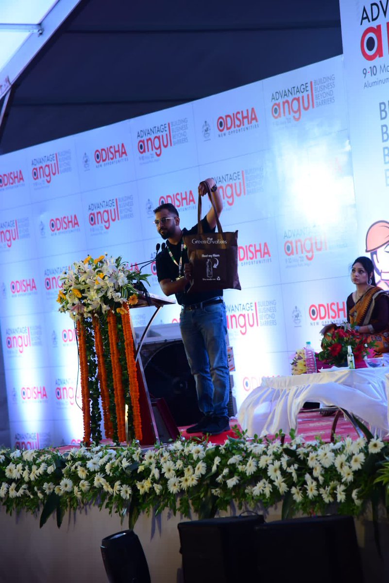 startup_odisha's tweet photo. Startup Odisha recognised Startup @green_ovations pitching their products/services at the #AdvantageAngul platform on 10th May 22. https://t.co/kIPFZGC7Os