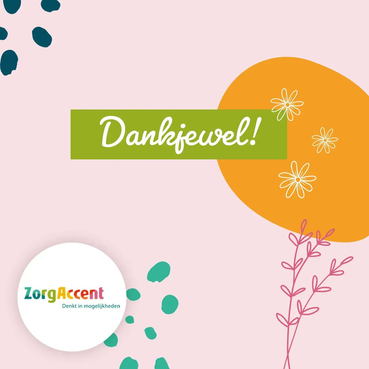 ZorgAccent_nl's tweet photo. Een #dikkedankjewel voor onze medewerkers 🤍

Vandaag is dé dag om jou extra te bedanken voor je enorme inzet, betrokkenheid en het denken in mogelijkheden: wat kan er op dit moment voor deze cliënt wél. En dat in een tijd waarin er zolang veel niet kon. https://t.co/2RvMq5Di5M