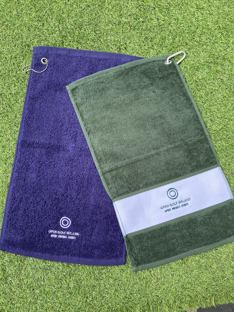 Small <a href="/OpenGolfIreland/">Open Golf Ireland (O.G.I.)</a> giveaway - just retweet to win a branded towel - choice of colour