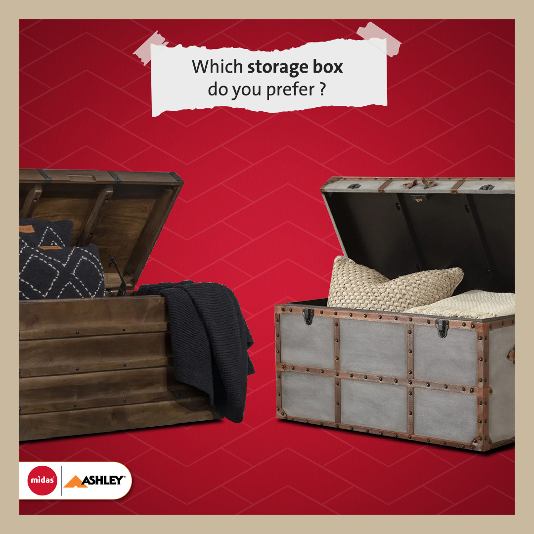 Midas furniture Qatar on Twitter "Ashley's storage boxes are useful for keeping all belongings