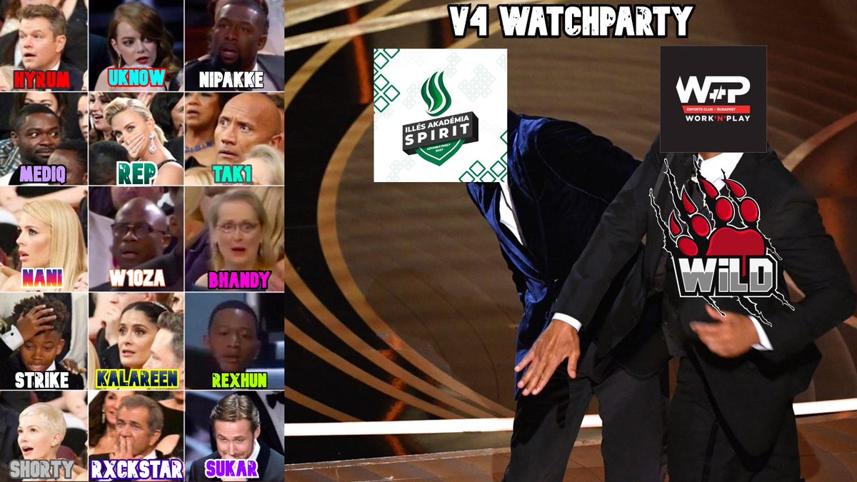 Tegnapi watchparty irl igy nezett ki