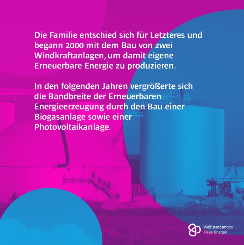 wohlstandsmotor's tweet photo. Leuchtturm in NRW: Mit #Windenergie #Photovoltaik und #Biogas hat sich Benning Agrar im Münsterland vom Landwirt zum Energiewirt diversifiziert. Der Erfolg des Betriebs zeigt: #ErneuerbareEnergie hat großes wirtschaftl. Potenzial – auch für kleinere Unternehmen! @FVBiogas