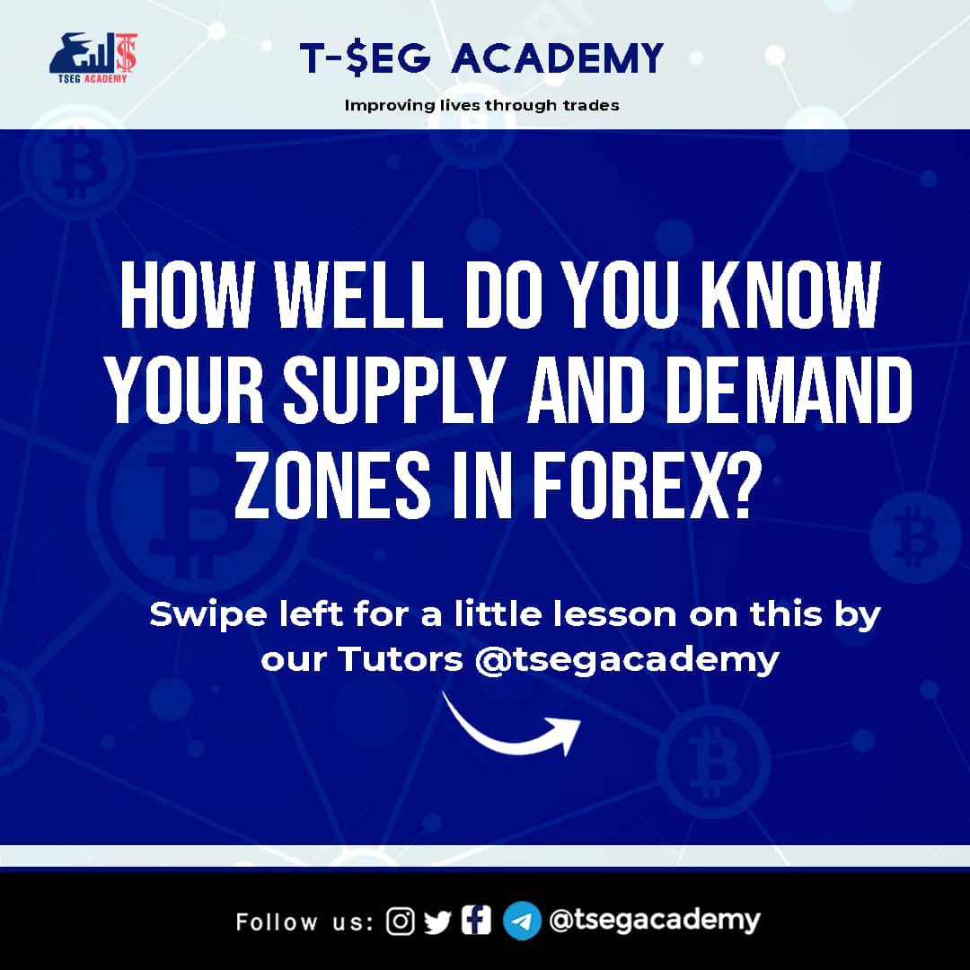 tsegacademy's tweet photo. Have you heard of the supply and demand zones???
What they mean and how they are traded?

Here's a little highlight from our Tutors @Tsegacademy

Learn more with us@tsegacademy
#forexsignals #forex #forexeducation📚 #forextrading #forextradingtips #forextutorials #forexdubai https://t.co/SjQJqZfa9D