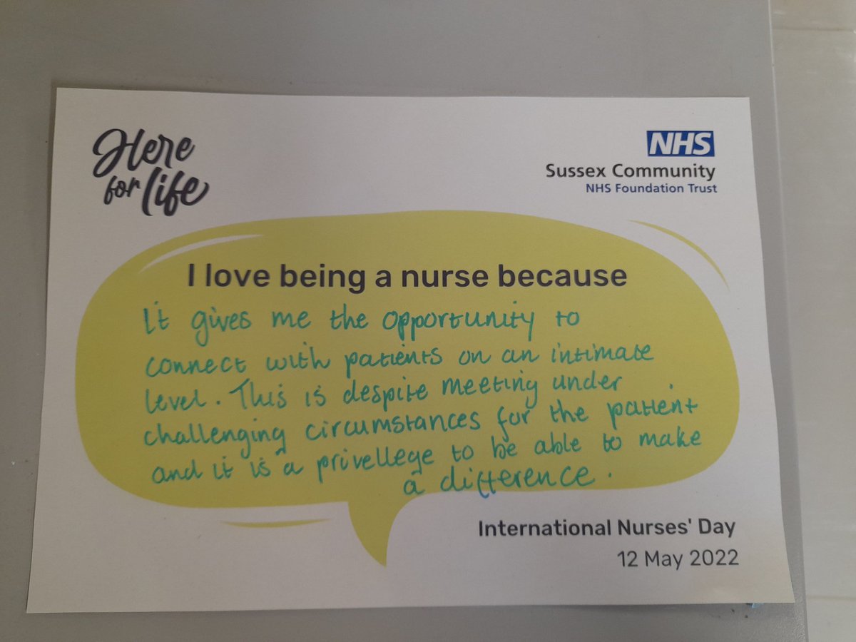 #HereForLife @nhs_scft @ShingiMN @lamb_donna Catching a picture of one of our brilliant practise development team ! #NursesDay