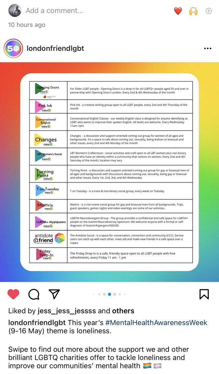 MarkAndersonPhD's tweet photo. #mentalhealthawarenessweek #lgbtq #londonfriend https://t.co/2adFteImS3