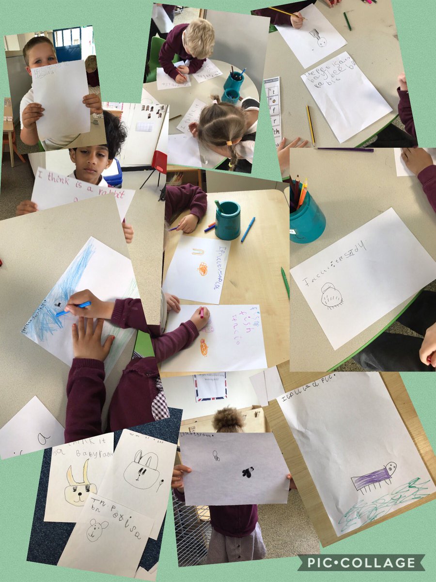 MissMalcolmHB's tweet photo. Reception Green have had so much fun writing predictions about our new class pet. I wonder what it could be...🐛🦋 https://t.co/AbKWgpzuB0