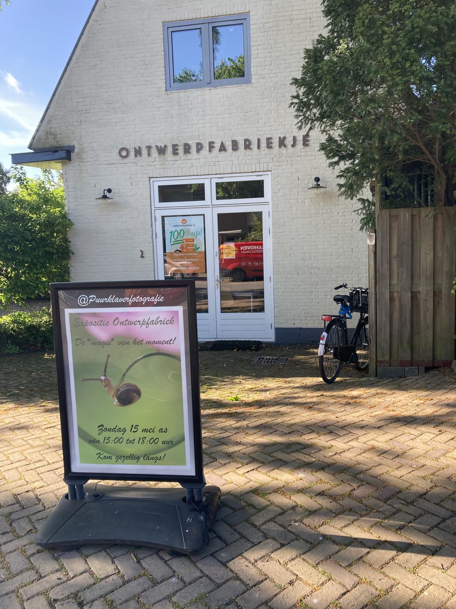 Zondag feestelijke opening expositie #natuurfoto's van Puurklaver Fotografie in Het Ontwerpfabriekje. Kom gezellig langs!
ontwerpfabriekje.nl/nieuws/?item=8…