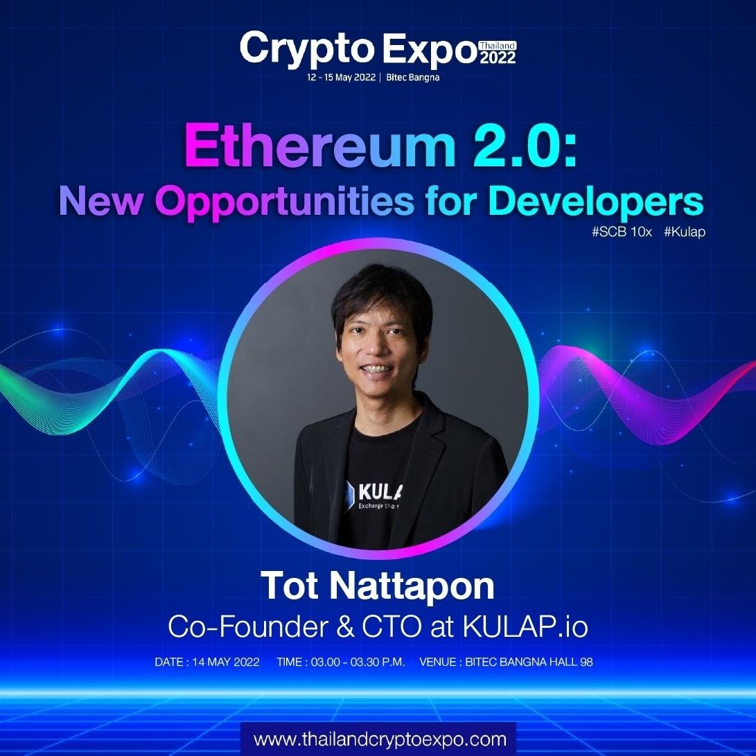 KULAPofficial's tweet photo. This month Event 📣; At Crypto Expo Thailand 2022

♦️ 14 May 2022 ♦️
Meet KULAP CEO and CTO live in Bitec Bangna Hall 98
3.00-3.30 p.m. and 5.00-5.25 p.m.

♦️ 15 May 2022 ♦️
Meet KULAP CEO live in Bitec Bangna Hall 98
3.40-4.00 p.m.

#KULAP #CryptoExpoThailand2022 #CET2022 https://t.co/HkSt8z0mQW
