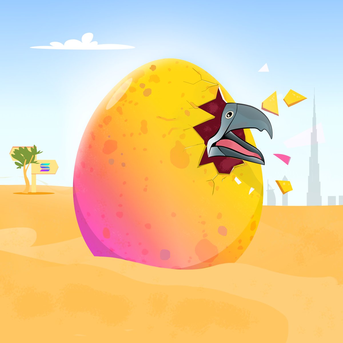 MarvFalcons's tweet photo. Something is hatching your way..

#NFTCommunity #SolanaNFT https://t.co/9FBcdlO8nA