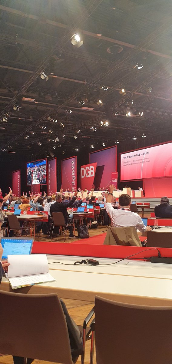 salvamarra's tweet photo. CGIL congratulates with @FahimiYasmin for her election to @dgb_news President and thanks Reiner Hoffmann for an enormous work done, also at international level. Look forward to an even stronger cooperation https://t.co/qhyjlDeEAJ