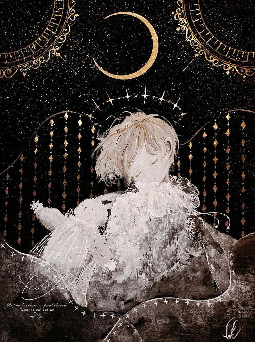 「--- Crescent Moon--- 」|よう /天体観測展 -Luna Park-ありがとうございました🌙のイラスト