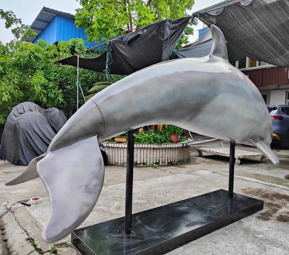 Hi all, i am always here, just did not updates, will update from now on
Dolphin fiberglass anatomy sculpture.
#resinmodel #fiberglassstatue