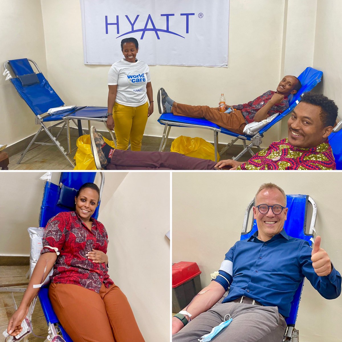 When was your last time?! 😃#blooddonation #bloodbank #inahyattworld #addisababa #ethiopia #landoforigins 🙋‍♂️