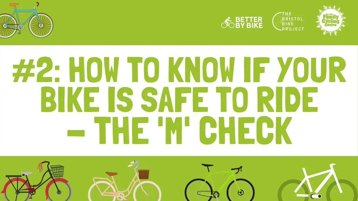 BrisCycleCentre's tweet photo. An M check is a great way to stay safe cycling.
Check out this video explaining what goes into an M check from our friendly Mechanic.
https://t.co/zIyyiNqx9D
#Cycling #CycleSafe #MCheck #GetOutside #summer https://t.co/iyHvmMDGQh