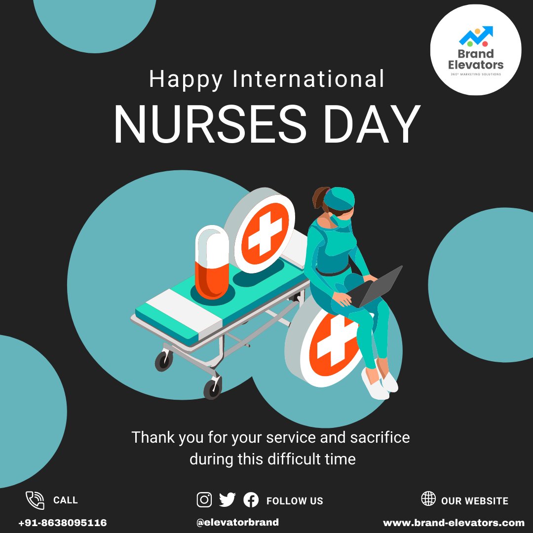 elevatorbrand's tweet photo. Thank you for your service and sacrifice during this difficult time.
#internationalnurseday #internationalnurseday #worldnurseday #brandvisibility #brandelevators #brandbuilding #branding #rebranding #digitalmarketingservices #digitalmarketingnearme https://t.co/rh6q04pJLm