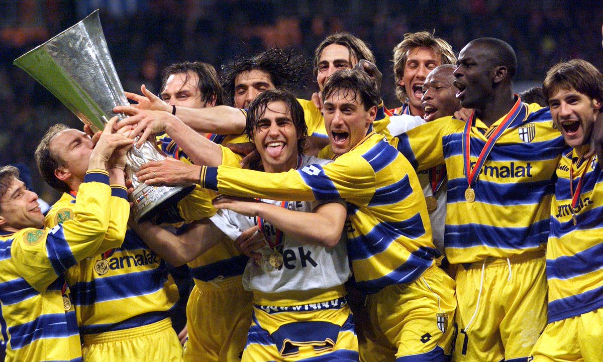 Fanion OM Olympique De Marseille - Finale Coupe UEFA 1999 Vs Parma AC