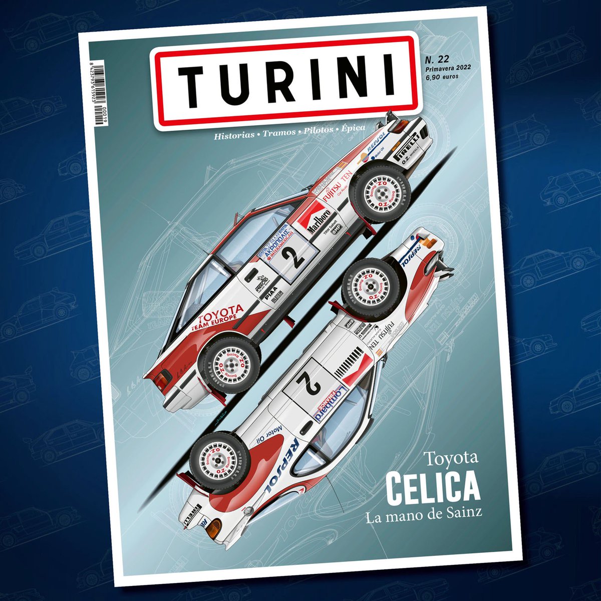 RevistaTurini's tweet photo. La historia más completa que vas a encontrar sobre el @Toyota_Esp Celica grupo A, sólo en TURINI 22. 
Próxima semana en tu kiosko habitual. https://t.co/Ai7uQIkRiH