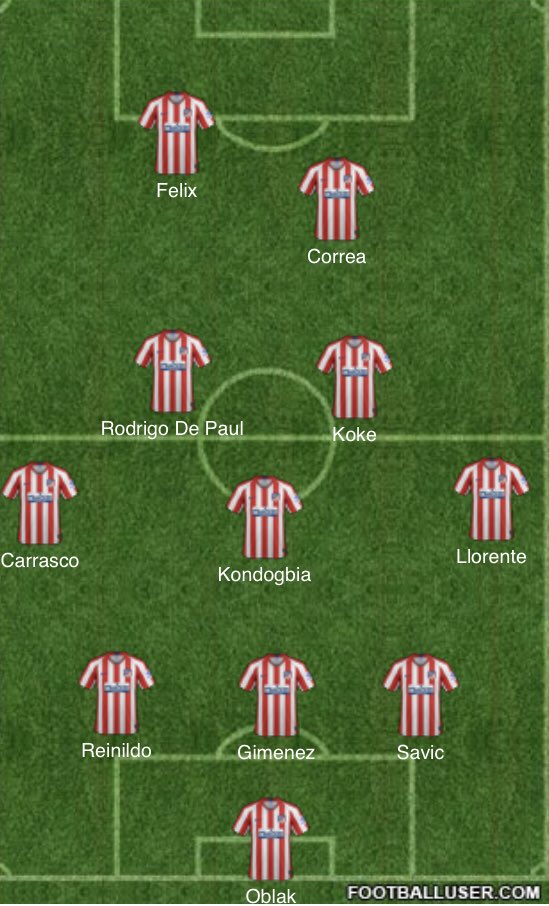 Just created combined Atletico, Spurs and Arsenal XI https://t.co/KCvVm5dgGI