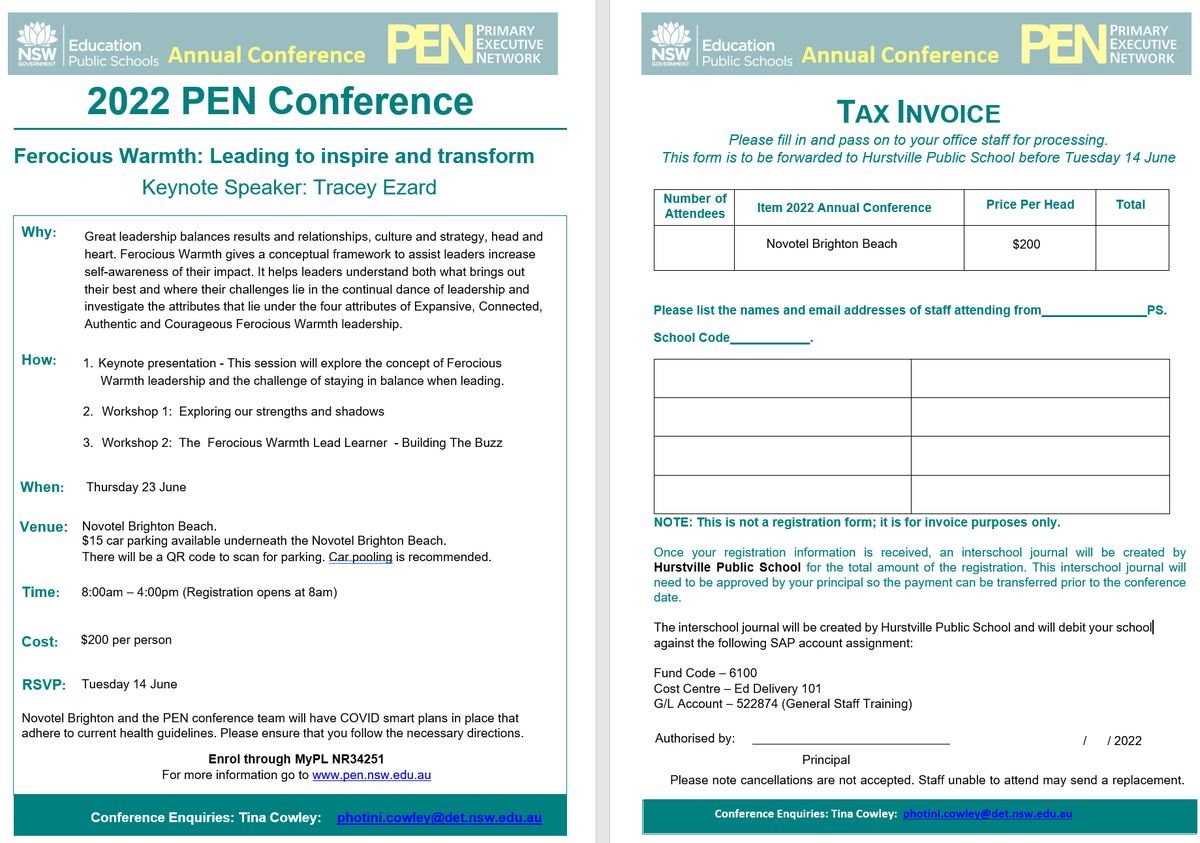 PENConference's tweet photo. Don't miss out on attending our @PEN_UltimoOD Conference: Ferocious Warmth: Leading to inspire and transform with @traceyezard Get in quick, places filling fast! @AndrewFielding8 @photini_c @NicoleMc1920 https://t.co/XporGvdh1l #PENCON22 https://t.co/c1UJCHz8le