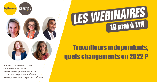 📣 #WEBINAIRE
Vous êtes travailleur indépendant ? 
Alors RDV le 19/05 pour connaitre &amp; comprendre tous les changements liés à votre statut en 2022 ! 
Inscription gratuite 👉 bit.ly/3MX20oI