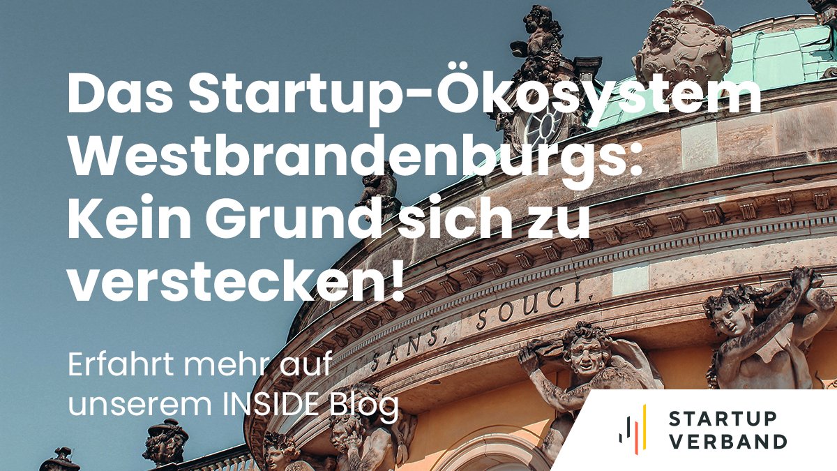 StartupVerband's tweet photo. Wie wichtig #Startups für die Wirtschaft und Gesellschaft in #Brandenburg sind, zeigt die gemeinsame Studie mit der @IHKPotsdam zum Startup-Ökosystem Westbrandenburg. @felixmn11 schreibt auf unserem #INSIDEBlog über Potenzial und wie es genutzt werden kann https://t.co/bxVMA5MtY9 https://t.co/7MZPJnI7Ky