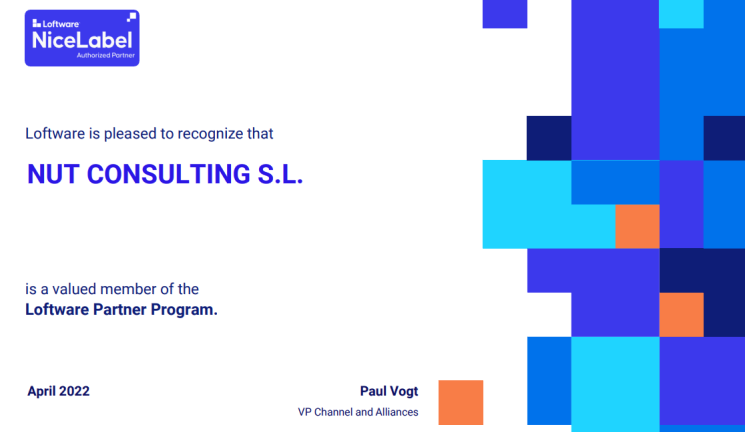 NUTConsulting's tweet photo. Por fin #NUT es, oficialmente, #partner de #NiceLabel. Con NUT-AT & NiceLabel podrás gestionar todo el proceso de #etiquetado desde una única y potente plataforma.
¿Quieres saber cómo? 👉 https://t.co/jJvQhzUui0
#software #innovacion #nutsistemas https://t.co/yuiAfHAcuF