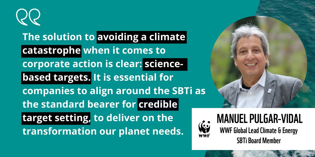 WWFclimatebiz's tweet image. 🆕 Report shows companies with @sciencetargets cut emissions by 29% since 2015.
 
🎯 It's clear that the SBTi is forging a strong, credible path for business to follow, says WWF's @manupulgarvidal. 

See the report: bit.ly/398v2mt