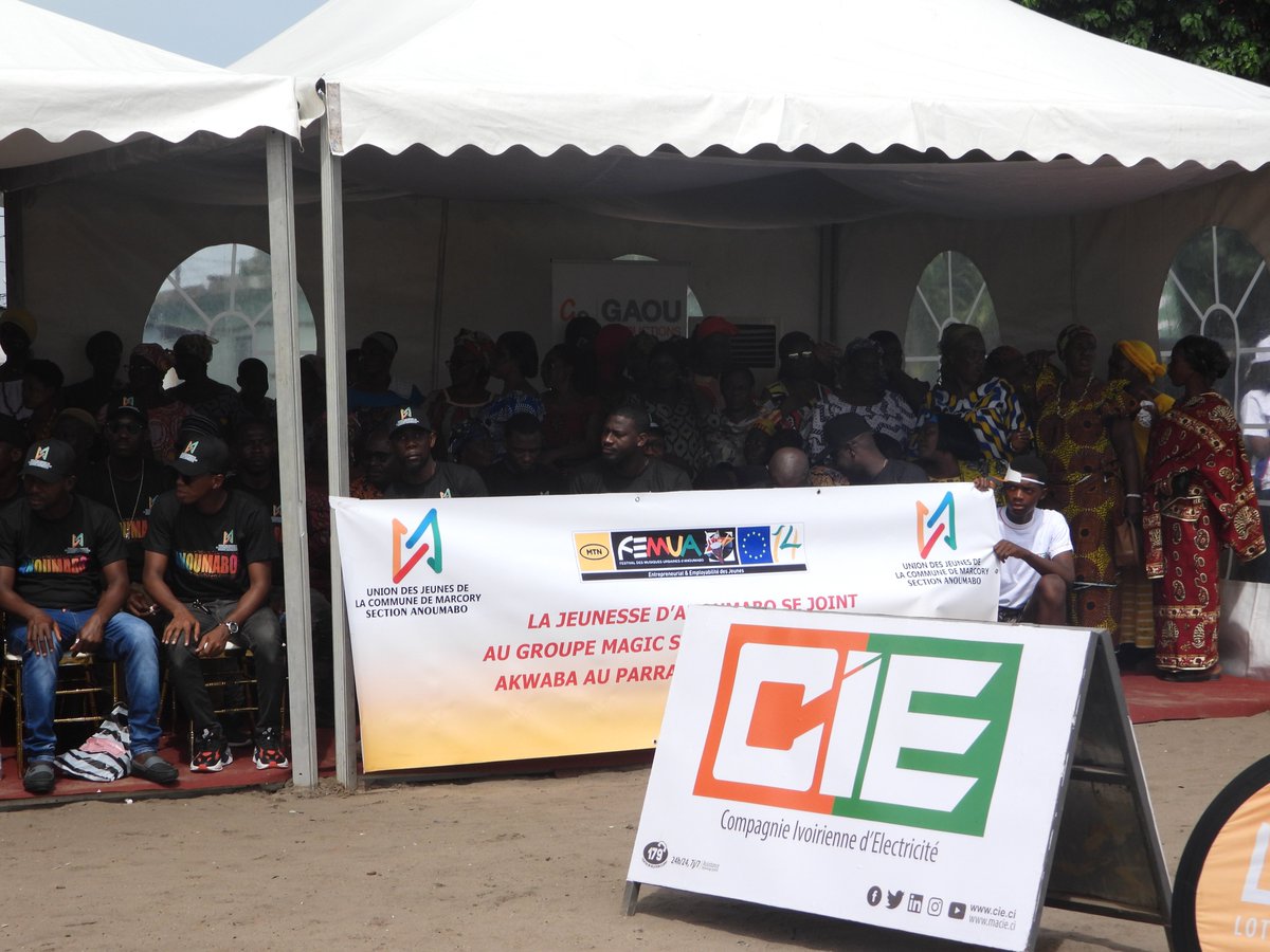 CIEofficiel's tweet photo. Du 10 au 15 mai 2022, nous sommes avec vous pour la 14ème édition du FEMUA. 
Cette année encore nous allons contribuer à la promotion de la culture musicale africaine et à l’épanouissement de la population

#FEMUA2022 #Cieavoscotes  #Cietoutenotreenergie https://t.co/c22wTpyOIk