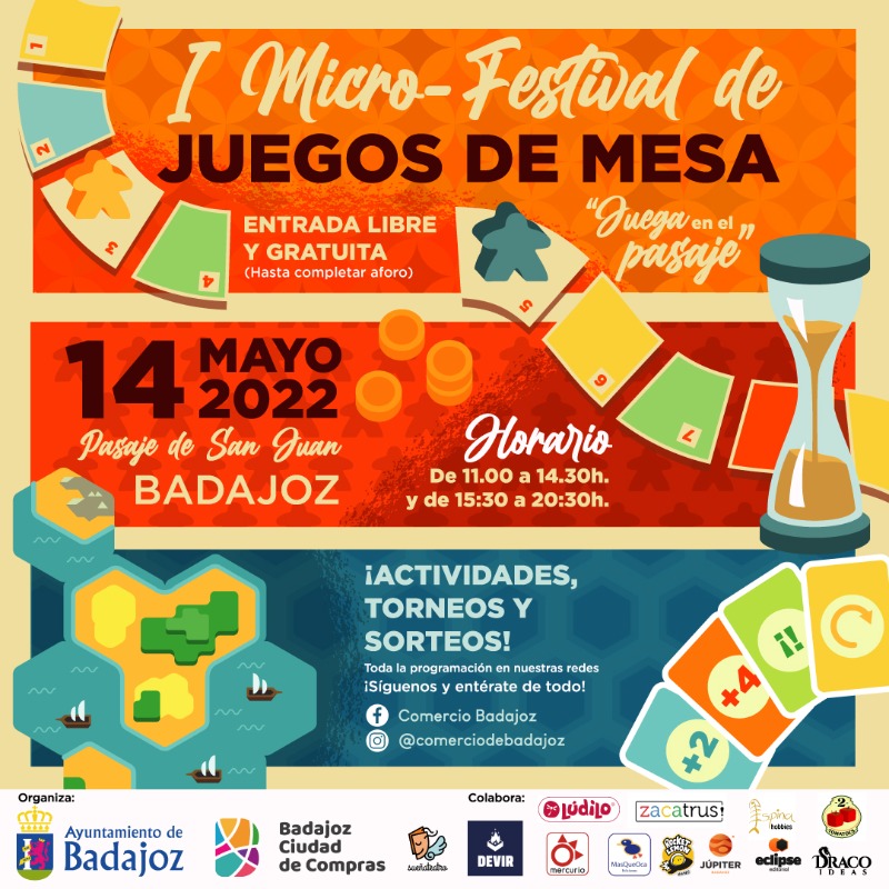 Mercurio_Juegos's tweet photo. El próximo sábado los juegos mercurianos estarán en el I Micro-Festival de Juegos de Mesa en Badajoz. Demostraciones de #GalaxyExpress y #AcademiaDeCupcakes y... ¡torneo de #ColourBrain! La entrada es gratuita, ¿te lo vas a perder? https://t.co/avSrLGwDJy