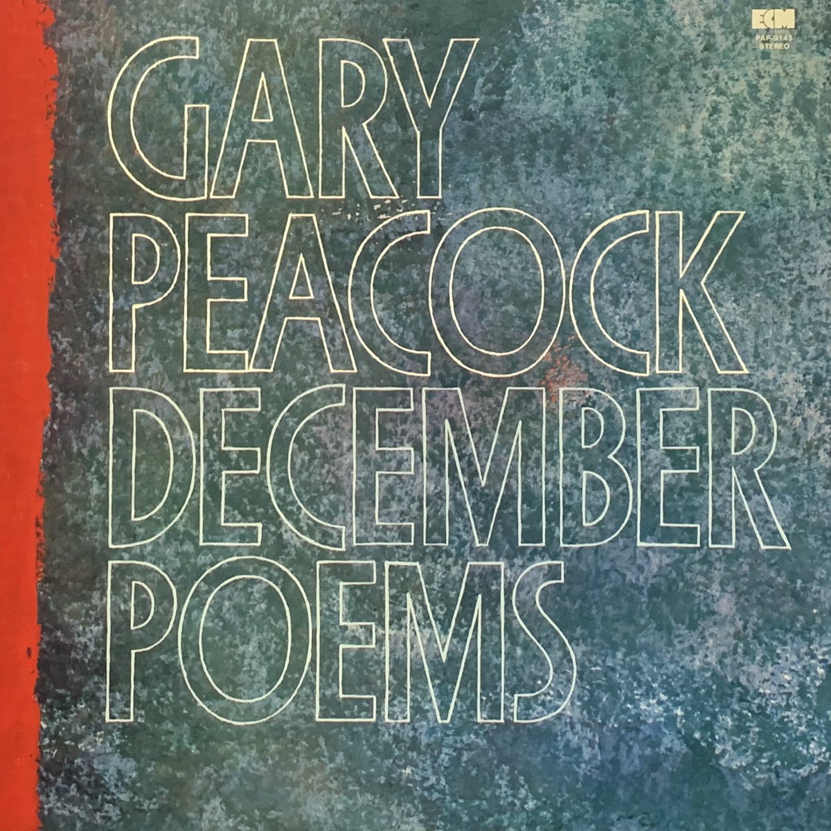 RT @suejazz2: Gary Peacock 
December Porms
Recorded December 1977 https://t.co/4Vph2XG0Dt
