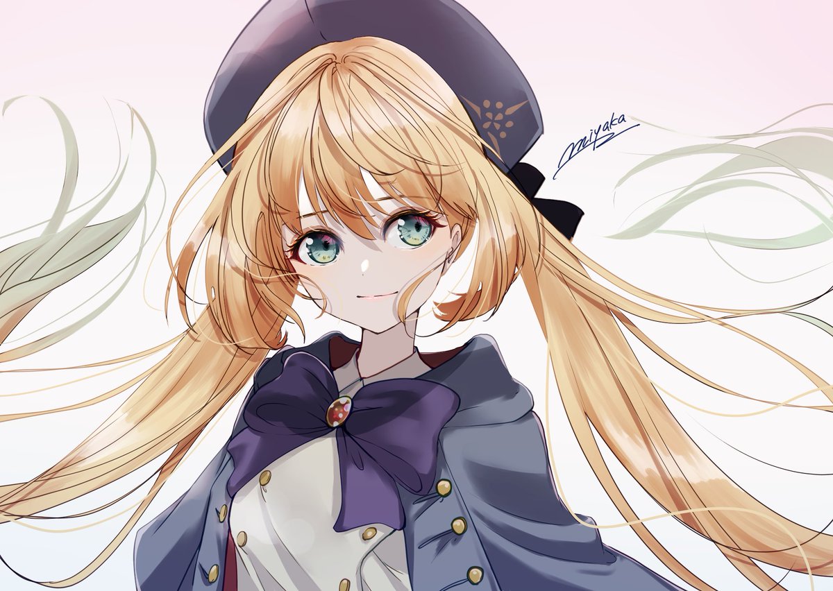 artoria caster (fate) ,artoria caster (second ascension) (fate) ,artoria pendragon (fate) 1girl blonde hair hat long hair solo green eyes looking at viewer  illustration images
