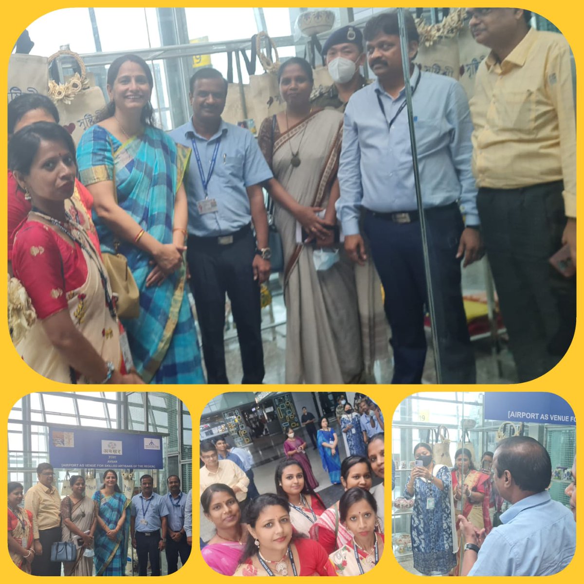 Srishtishree Ko AVSAR mil Gaya...😊😊👍...Mini Srishtishree opens today at Kolkata Airport. Thank you AAI.
#NRLM, #AAI, #IloveSrishtishree