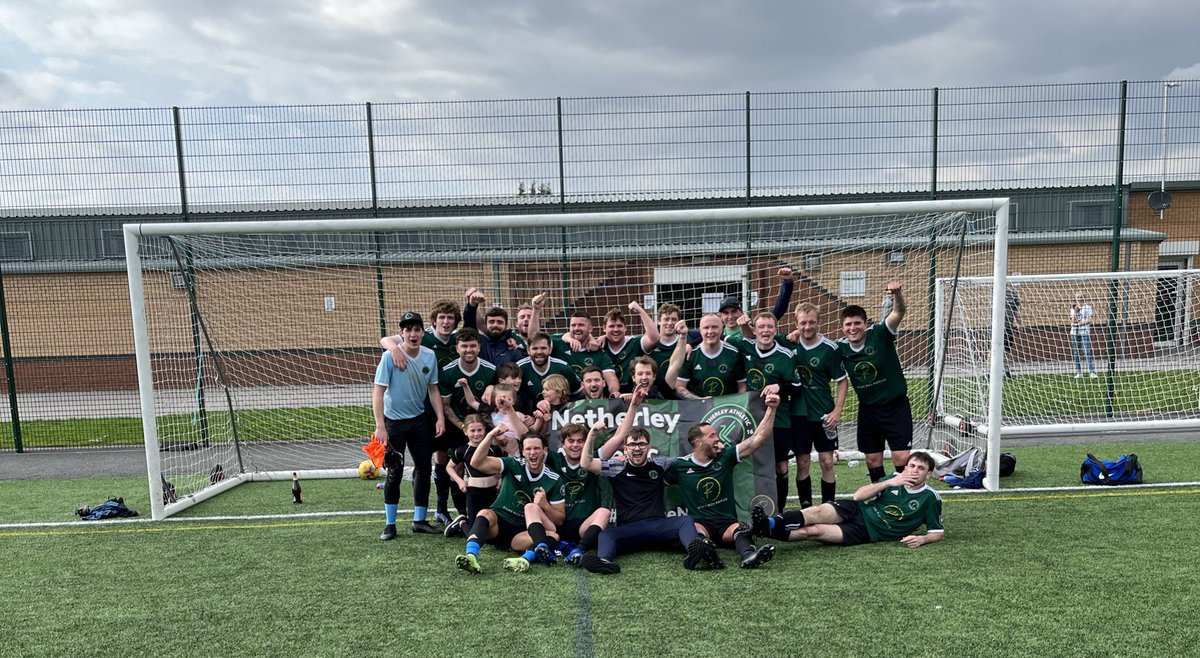 lpoolfl's tweet photo. DIVISION 4 CHAMPIONS 

Congratulations to @NetherleyAthltc on their victory in Saturday’s title decider with Collegiate Old Boys, a 2-0 win secured the Division 4 title. An excellent first season together for Netherley Athletic’s new side 🏆🤝

#LOBAL https://t.co/uDZi5VANRs