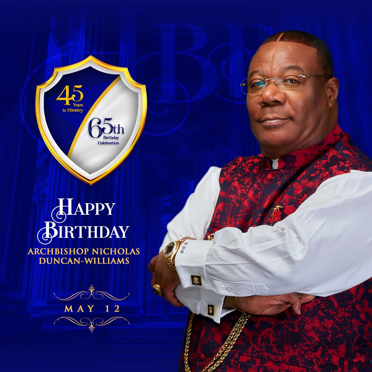 Happy Birthday Papa; We love you!

- @ArchbishopNick 

#CelebratingPapa
#Celebrating4565
#CelebratingImpact