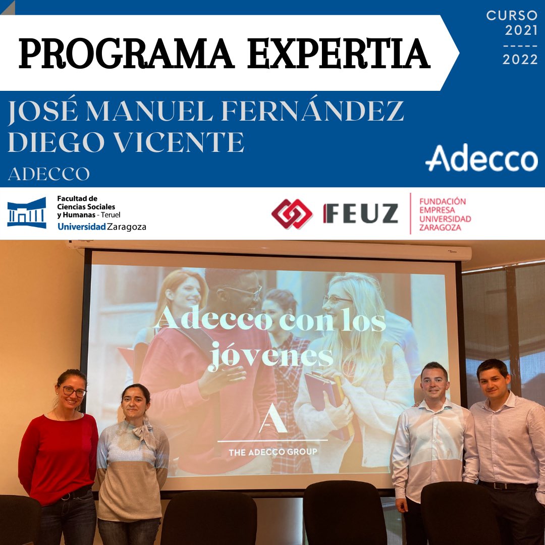 fcsh_teruel's tweet photo. 🗣Ayer tuvieron lugar en la @fcsh_teruel dos sesiones del #ProgramaExpertia de la @unizar financiado por la @feuzgz .

➡️Contamos con @katiahueso , coordinadora de Saltamontes Grupo de Juego en la Naturaleza.

➡️Contamos con José Manuel Fernández y Diego Vicente,de @Adecco https://t.co/c25obMwPQC