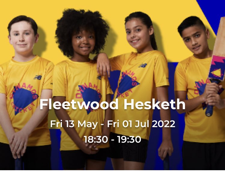 Deadline day to sign up 🚨 

<a href="/allstarscricket/">All Stars Cricket</a> - ecb.clubspark.uk/AllStars/Regis…

<a href="/DynamosCricket/">Dynamos Cricket</a> - ecb.clubspark.uk/Dynamos/Regist…

Girls Only <a href="/DynamosCricket/">Dynamos Cricket</a> - ecb.clubspark.uk/Dynamos/Regist…