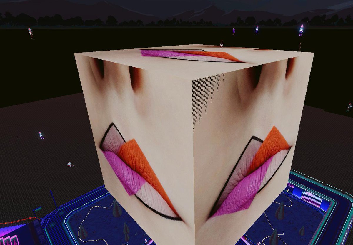 theweirdstyle's tweet photo. Esta semana he tenido la suerte de formar parte de @megacubeio con una de mis creaciones favoritas y fue muy guay. 💗💗💗

#Metaverse @decentraland https://t.co/g44T5BY9ZB