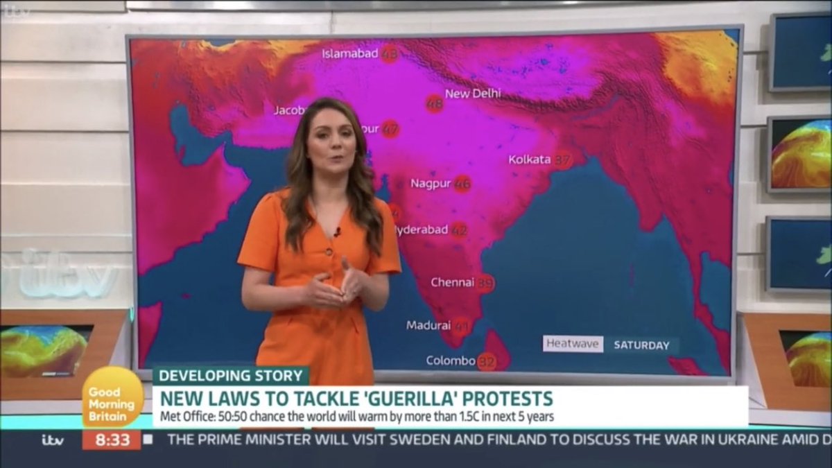As seen on <a href="/GMB/">Good Morning Britain</a> yesterday…

📢 RT if you think every weather forecast should be preceded by a global warming forecast. 📢

#ClimateReport #ClimateActionNow