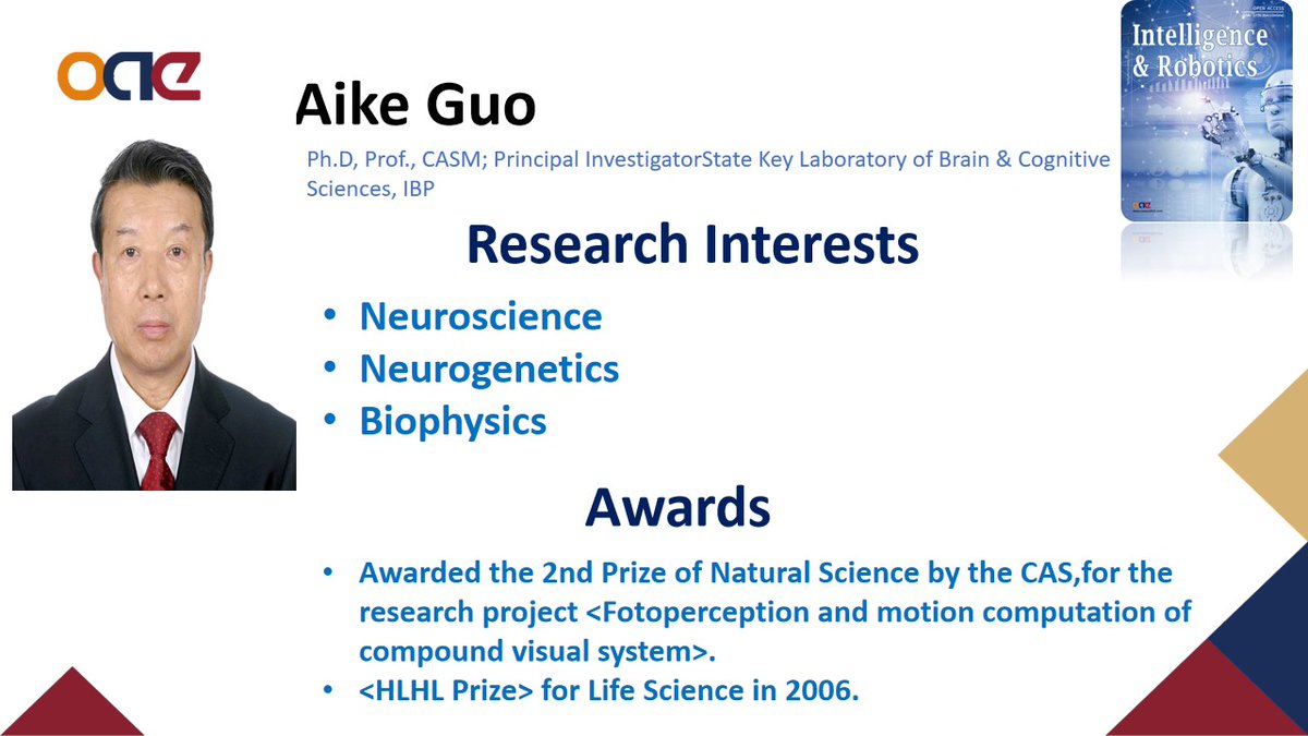 OAE_IR's tweet image. A great welcome to our IR Advisory Board Members, Prof. Aike Guo!🥳
Dr. Aike Guo is an excellent Professor, Centre for Advanced Structural Materials and also a principal Investigator from State Key Laboratory of Brain &amp;amp; Cognitive Sciences, IBP
#CASM #neuroscience  #neuralcircuit
