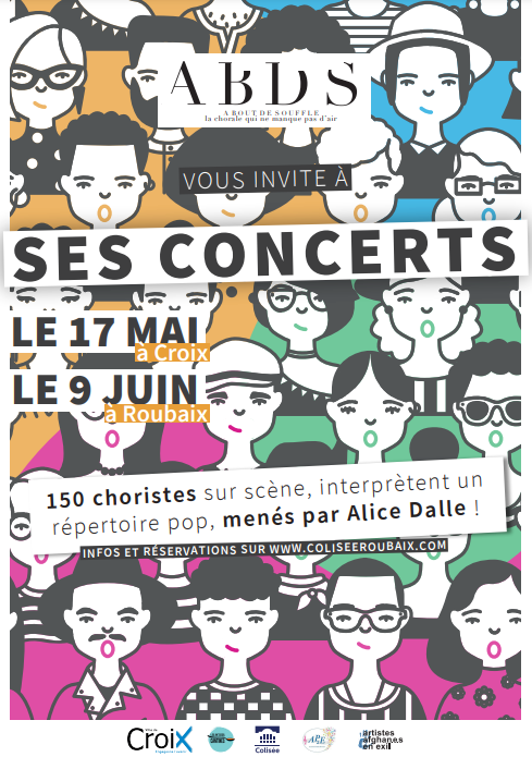 RCF_NORD's tweet photo. [AGENDA - CONCERTS] 📌
La chorale « A Bout De Souffle » avec ses 150 chanteurs amateurs vous propose un spectacle gai et entrainant. Des soirées musicales pour faire le plein d’énergie !
#chorale #concert @Lillemaville @coliseeroubaix #croix #musiquepop #livemusique #ABDS https://t.co/ItvSRghSZh