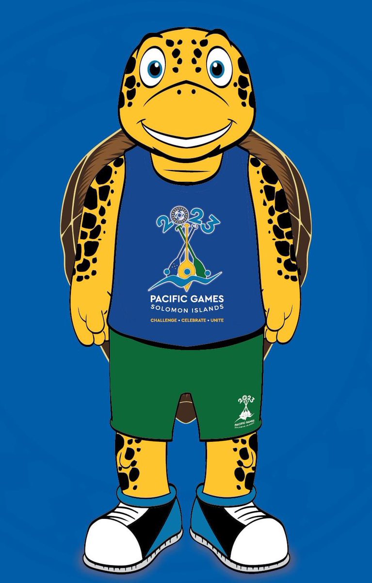 Solomon Islands reveal the mascot for the 2023 Pacific Games 🐢 #2023PacificGames