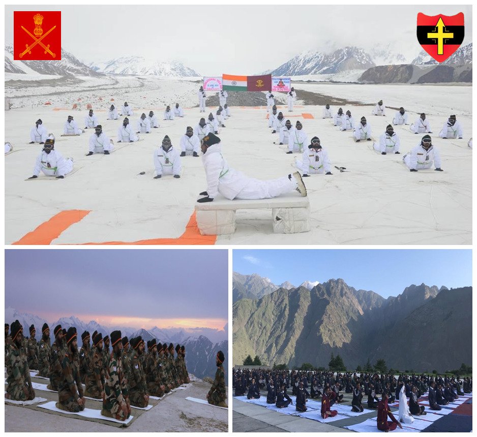 NorthernComd_IA's tweet photo. “Yoga is the journey of the self, through the self, to the self.” 
Gearing up for #InternationalYogaDay2022.
#IDY2022 
@adgpi
@moayush
@Yoga_Journal https://t.co/MmPjIsjTII