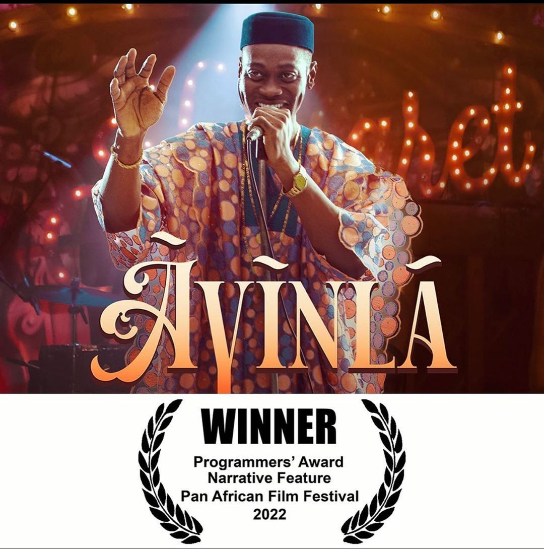TheDimejiLateef's tweet photo. Ayinla won the big one at the Pan African Film Festival, I’m excited and also grateful to God… This means a lot to me and I’m sure everyone on the project feels the same way, it’s a big deal to be recognized outside your own shores… https://t.co/BICpNQL7F0