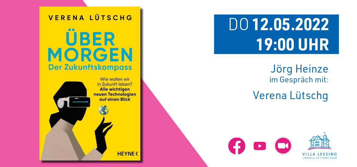 villa-lessing.de/veranstaltunge… Wie wollen wir in Zukunft leben, arbeiten, wohnen, essen, reisen, lieben und konsumieren? Welche Technologien erweisen sich als nützlich, realistisch und vertrauenswürdig?