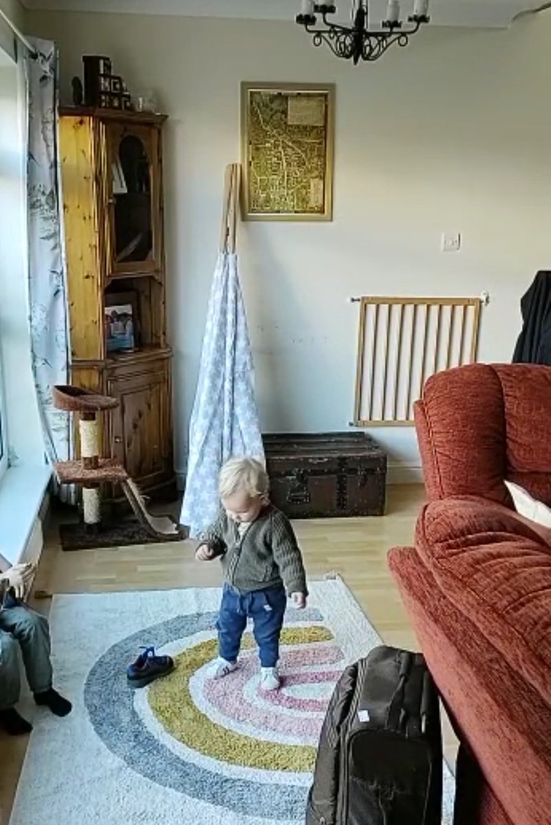 Can I get a bit of working parent solidarity from twitter - I went away for work for THREE DAYS and my littlest one learned to walk in that time. He's trolling me, right?!